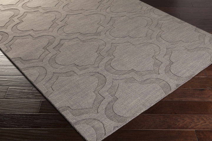 Oley Trellis Pattern Charcoal Hand Loom Rug - The Rug Decor