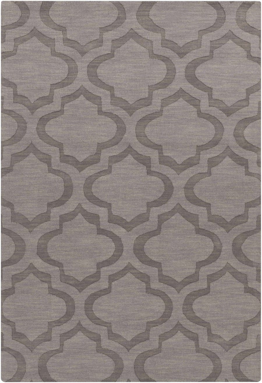 Oley Trellis Pattern Charcoal Hand Loom Rug - The Rug Decor