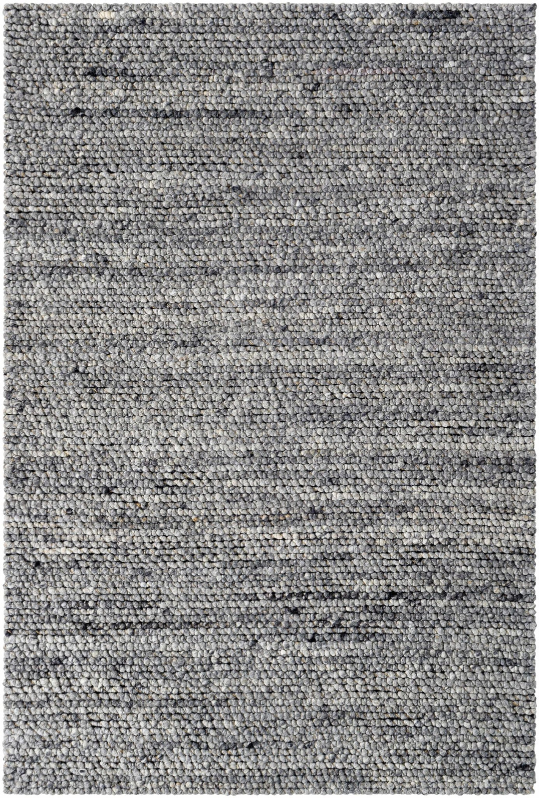 Olisa Contemporary Gray And Ivory Wool Area Rug - The Rug Decor