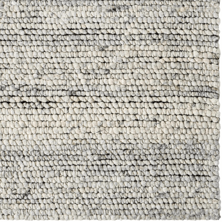 Olisa Contemporary Ivory And Gray Wool Area Rug - The Rug Decor