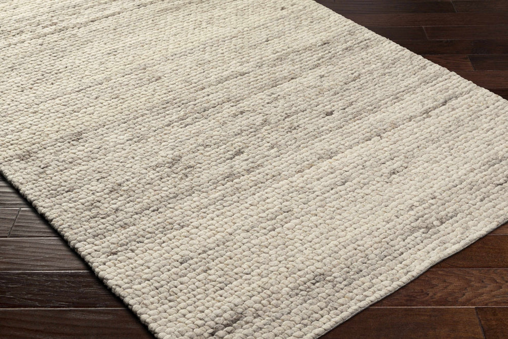Olisa Modern contemporary Beige And Gray Wool Area Rug - The Rug Decor