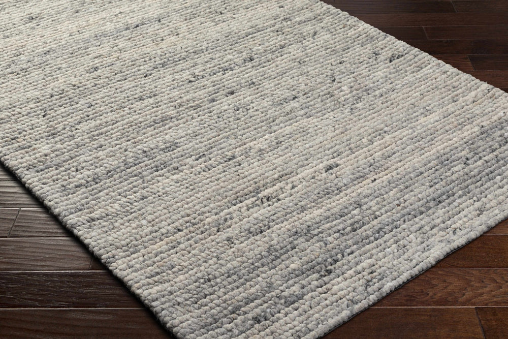 Olisa Scandinavian Style Gray Hand Woven Wool Area Rug - The Rug Decor