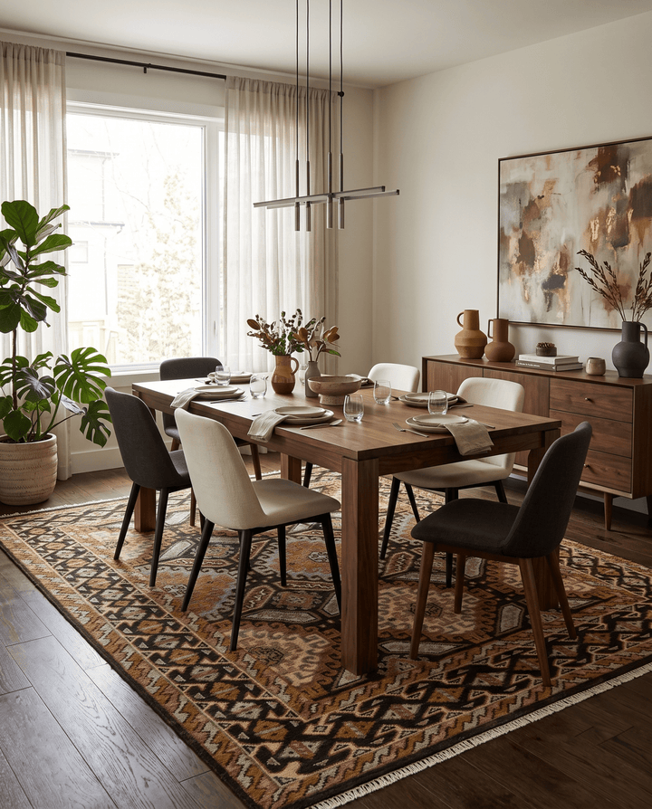 Olive, Gold, Black and Brown Oriental Traditional Hand Knotted Multi Size Wool Area Rug, Living Room and Bedroom Rug - The Rug Decor