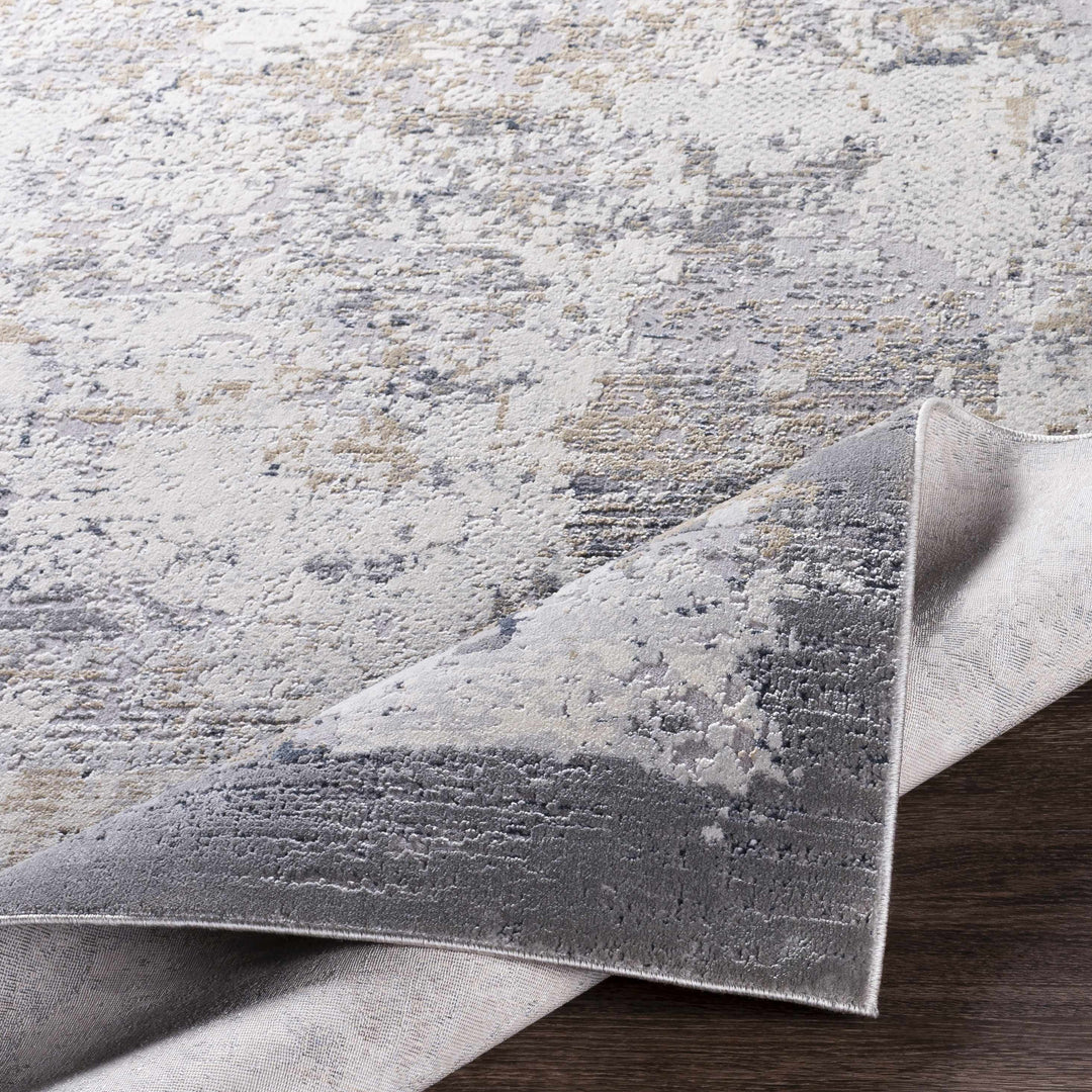 Ooralea Gray And Ivory Modern Abstract Design Area Rug