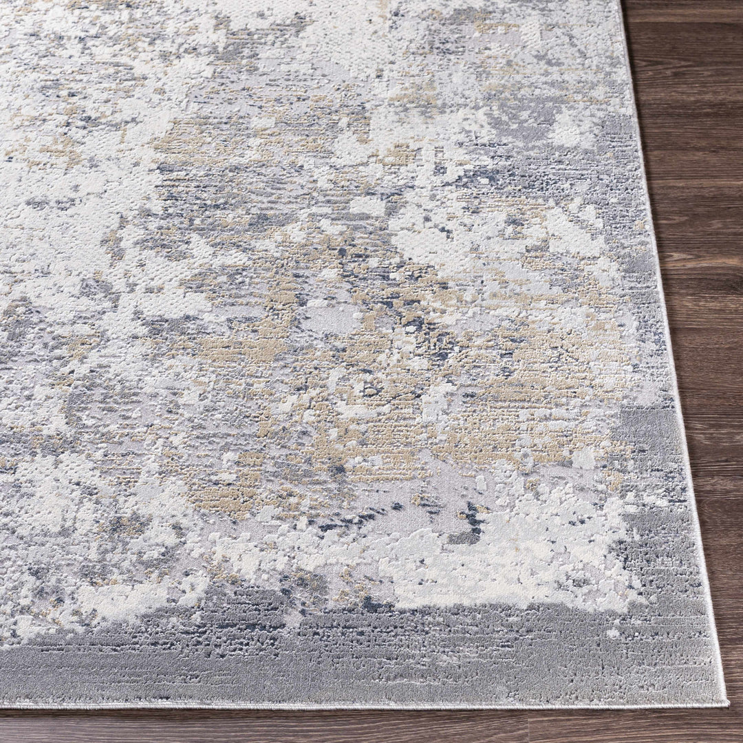 Ooralea Gray And Ivory Modern Abstract Design Area Rug