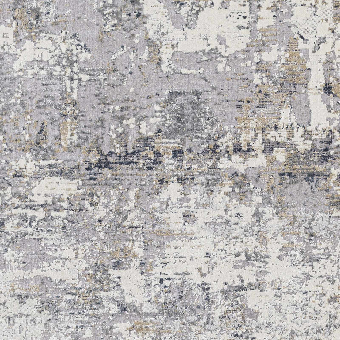 Ooralea Gray And Ivory Modern Abstract Design Area Rug
