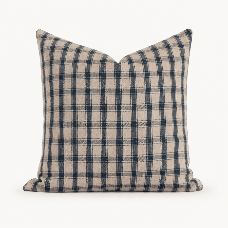 Opal Pillow Cover – Hand-Printed Linen - The Rug Decor