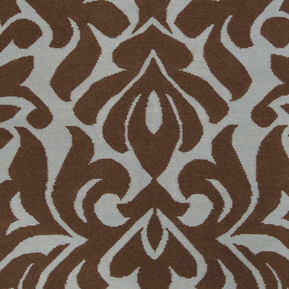 Oppelo Modern Floral Brown And Gray Hand Woven Area Rug