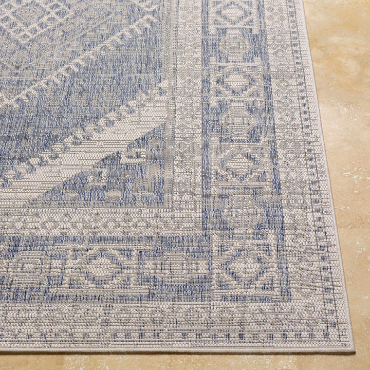 Opportunity Blue And Ivory Traditional Style Area Rug - The Rug Decor