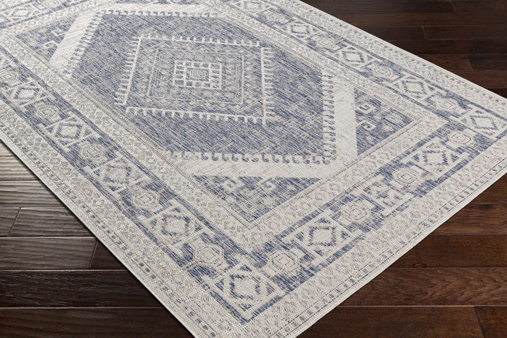 Opportunity Blue And Ivory Traditional Style Area Rug - The Rug Decor