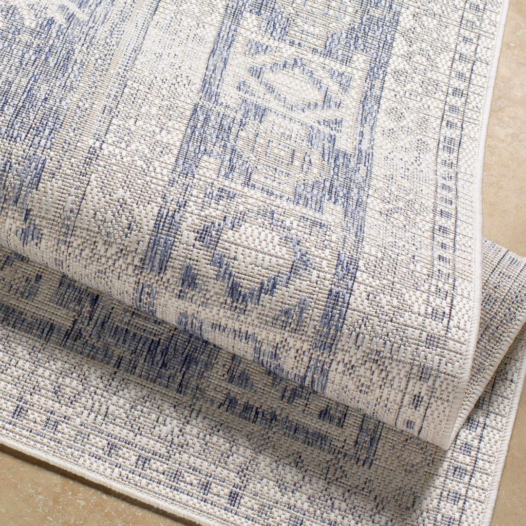 Opportunity Blue And Ivory Traditional Style Area Rug - The Rug Decor