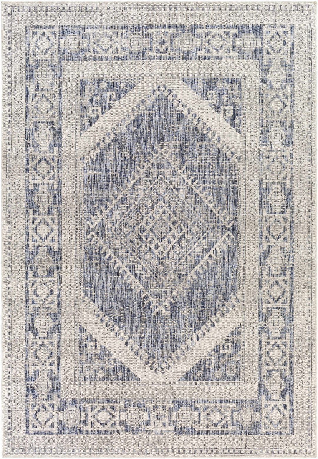 Opportunity Blue And Ivory Traditional Style Area Rug - The Rug Decor