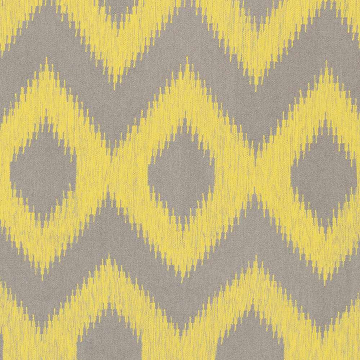 Oradell Contemporary Yellow And Gray Ikat Wool Rug - The Rug Decor