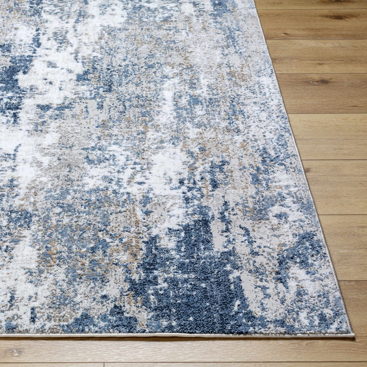 Ord Blue And Gray Modern Abstract Design Area Rug - The Rug Decor