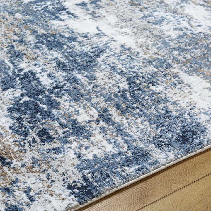 Ord Blue And Gray Modern Abstract Design Area Rug - The Rug Decor