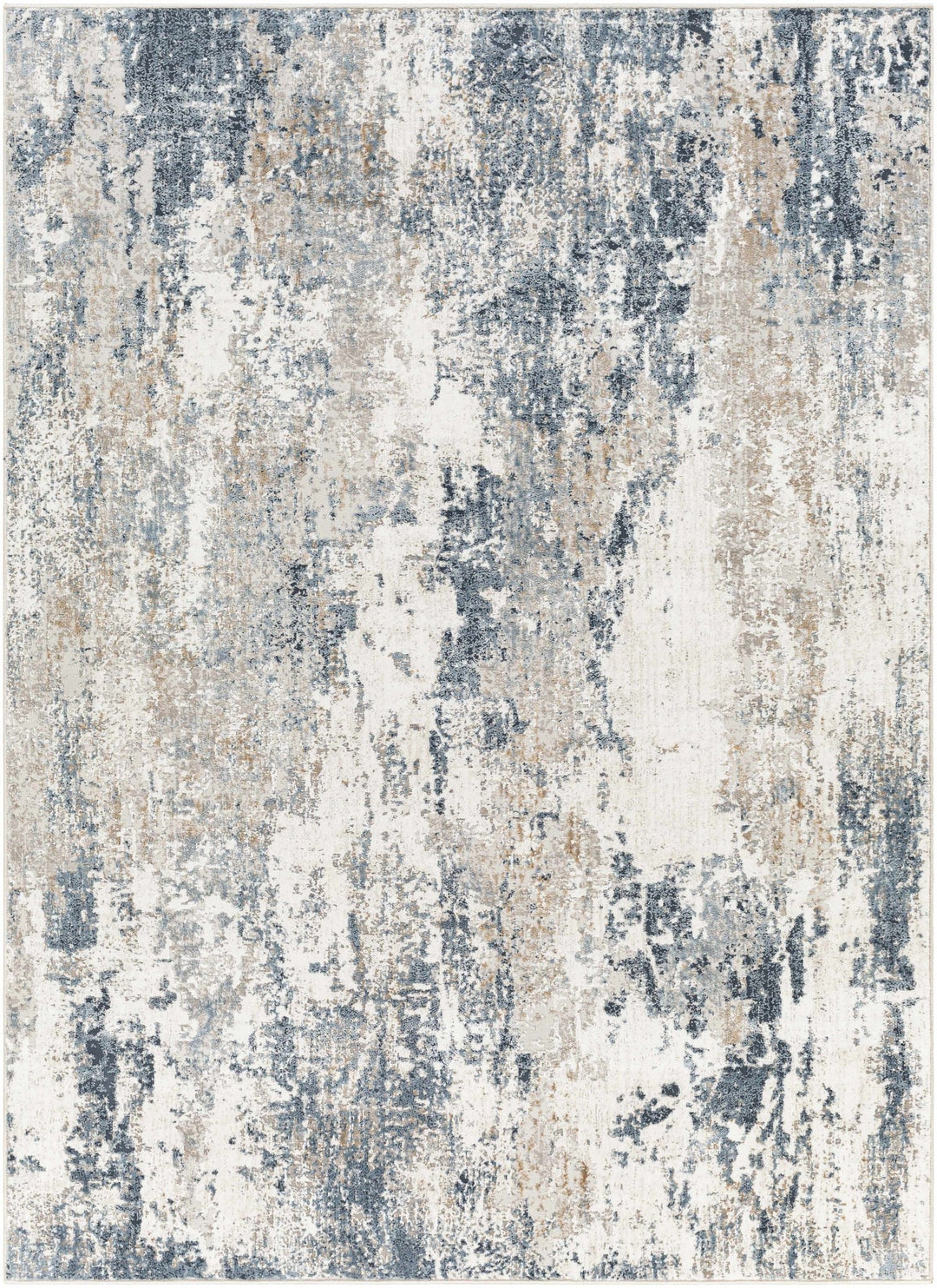 Ord Blue And Gray Modern Abstract Design Area Rug - The Rug Decor