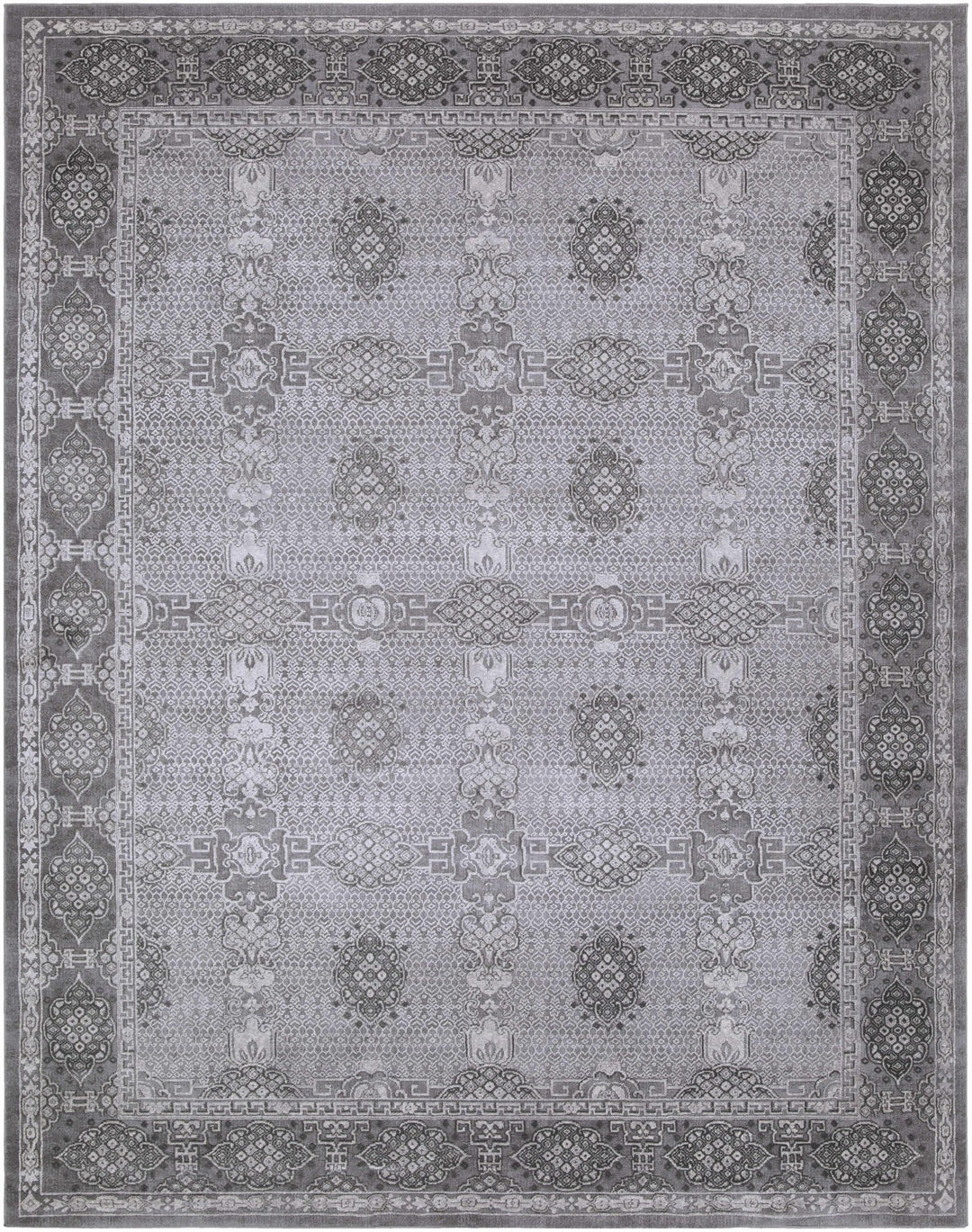 Ordway Gray Traditional Style Area Rug - The Rug Decor