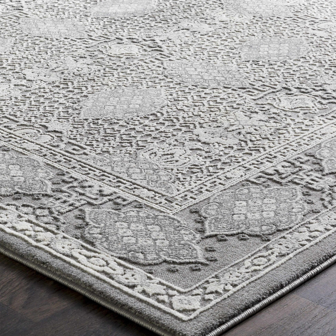 Ordway Gray Traditional Style Area Rug - The Rug Decor