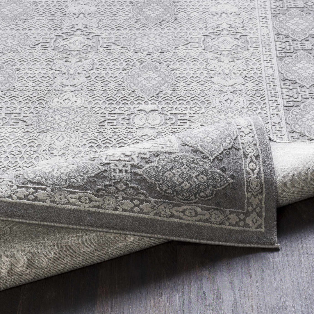 Ordway Gray Traditional Style Area Rug - The Rug Decor