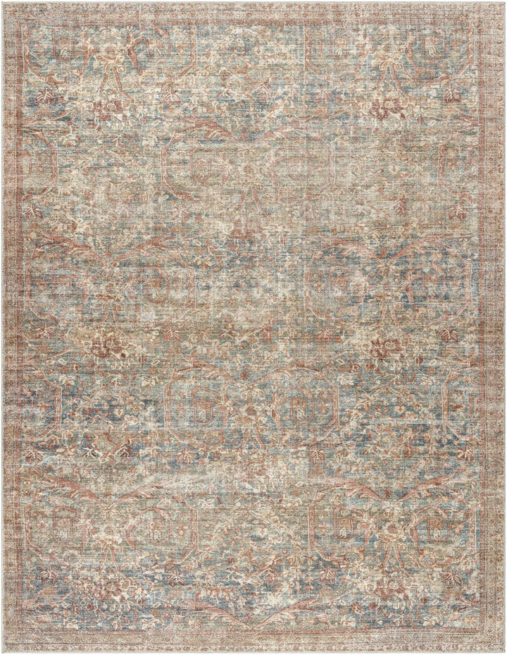 Orhan Traditional Brown Machine Woven Area Rug - The Rug Decor
