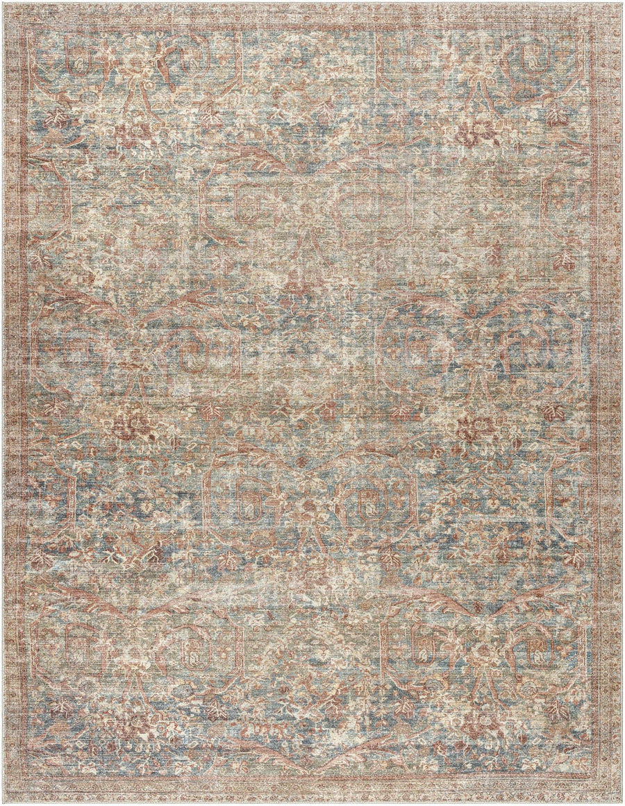 Orhan Traditional Brown Machine Woven Area Rug - The Rug Decor