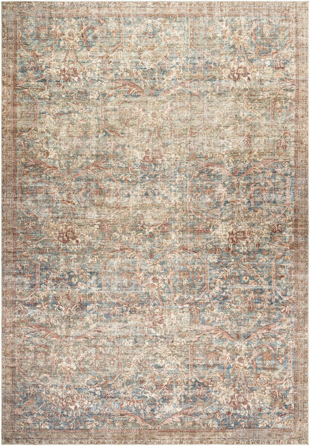 Orhan Traditional Brown Machine Woven Area Rug - The Rug Decor