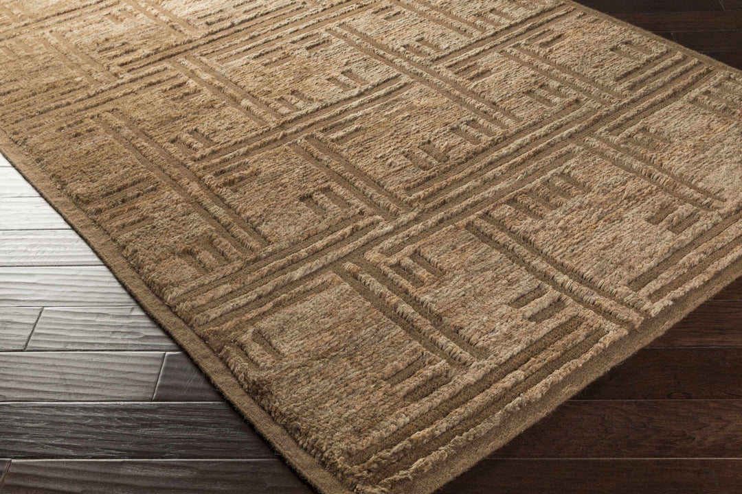 Oriskany Brown And Beige Modern Style Area Rug - The Rug Decor