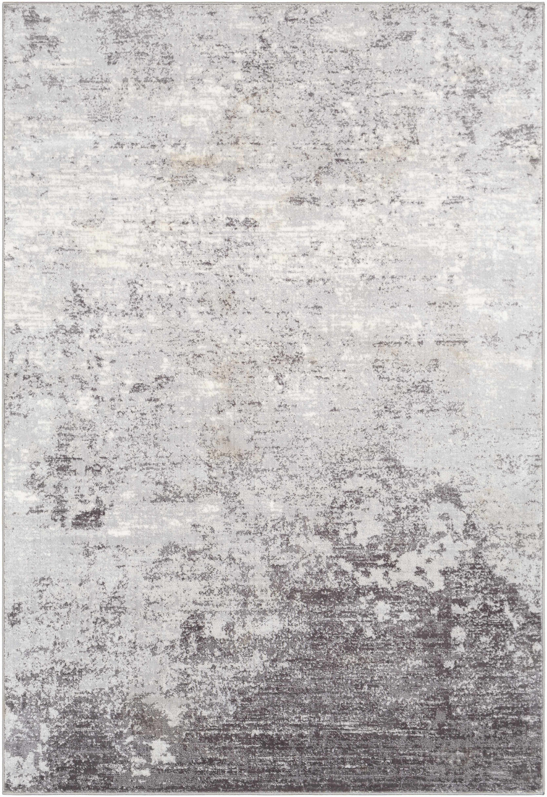 Ortonville Modern Abstract Design Gray Area Rug
