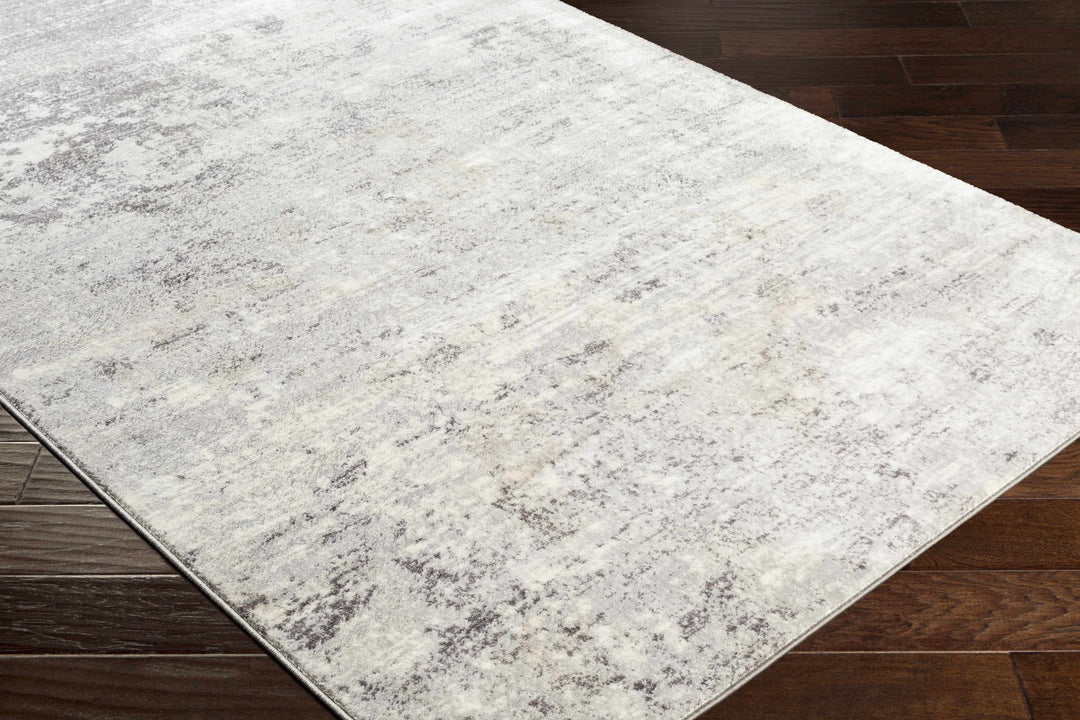 Ortonville Modern Abstract Design Gray Area Rug