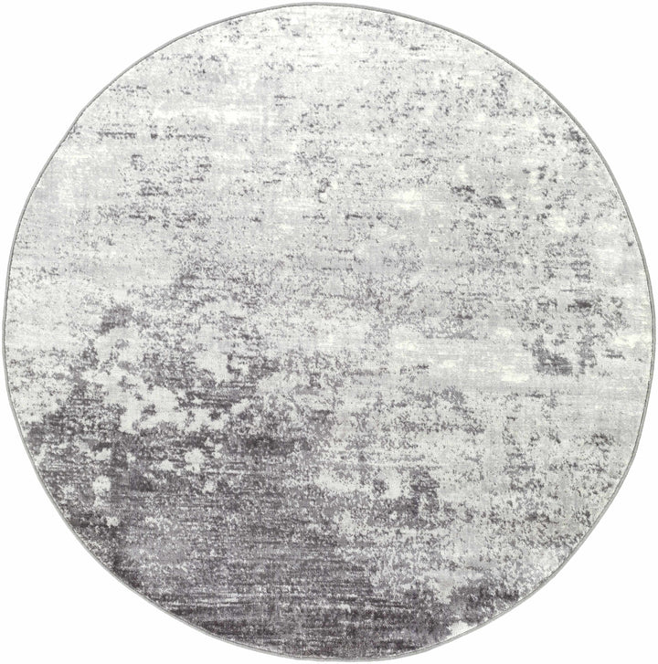 Ortonville Modern Abstract Design Gray Area Rug