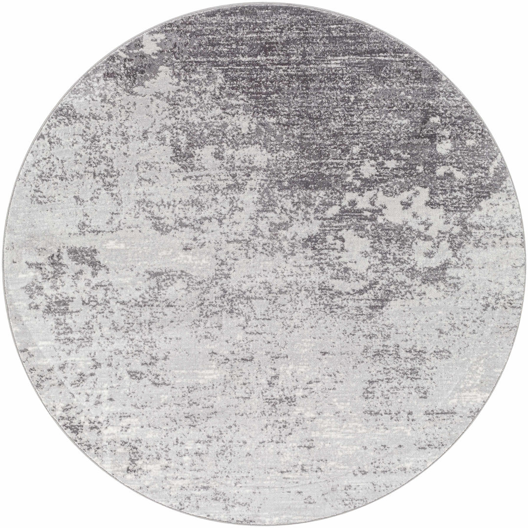Ortonville Modern Abstract Design Gray Area Rug