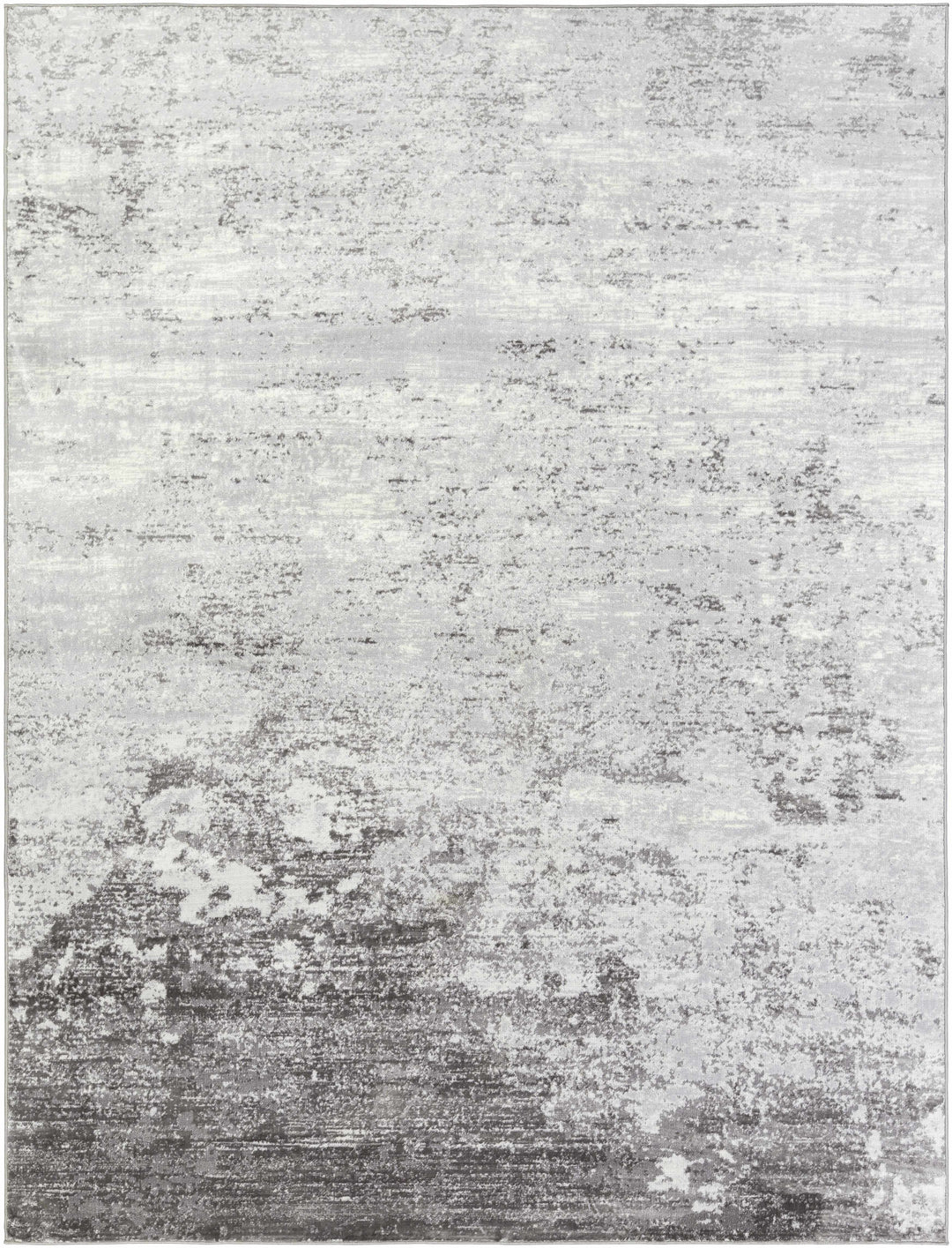 Ortonville Modern Abstract Design Gray Area Rug