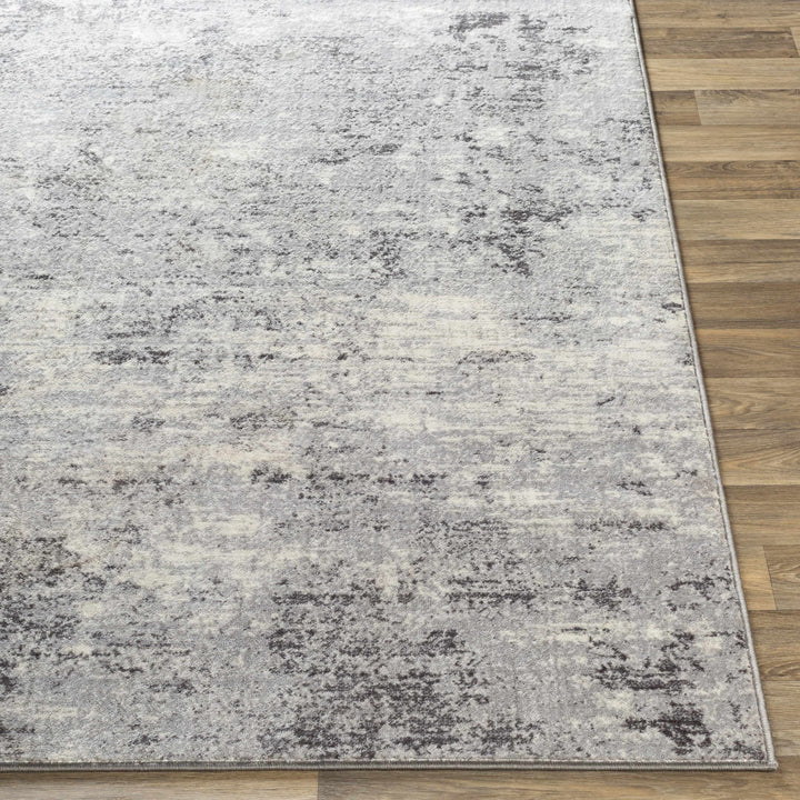 Ortonville Modern Abstract Design Gray Area Rug