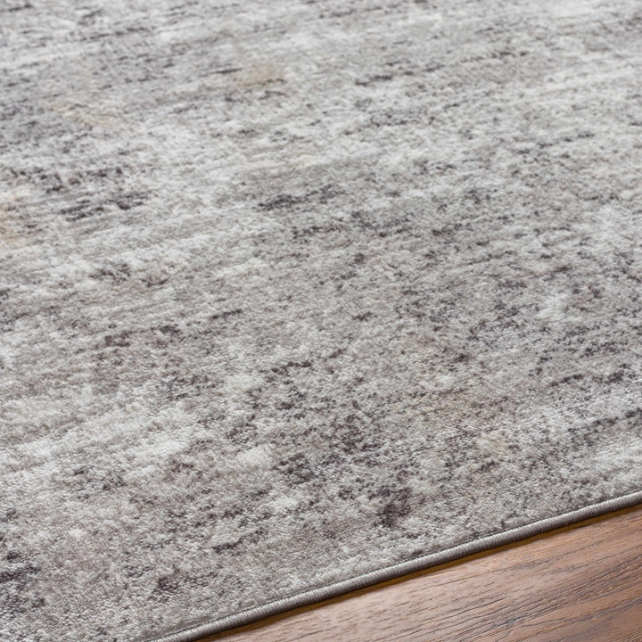 Ortonville Modern Abstract Design Gray Area Rug