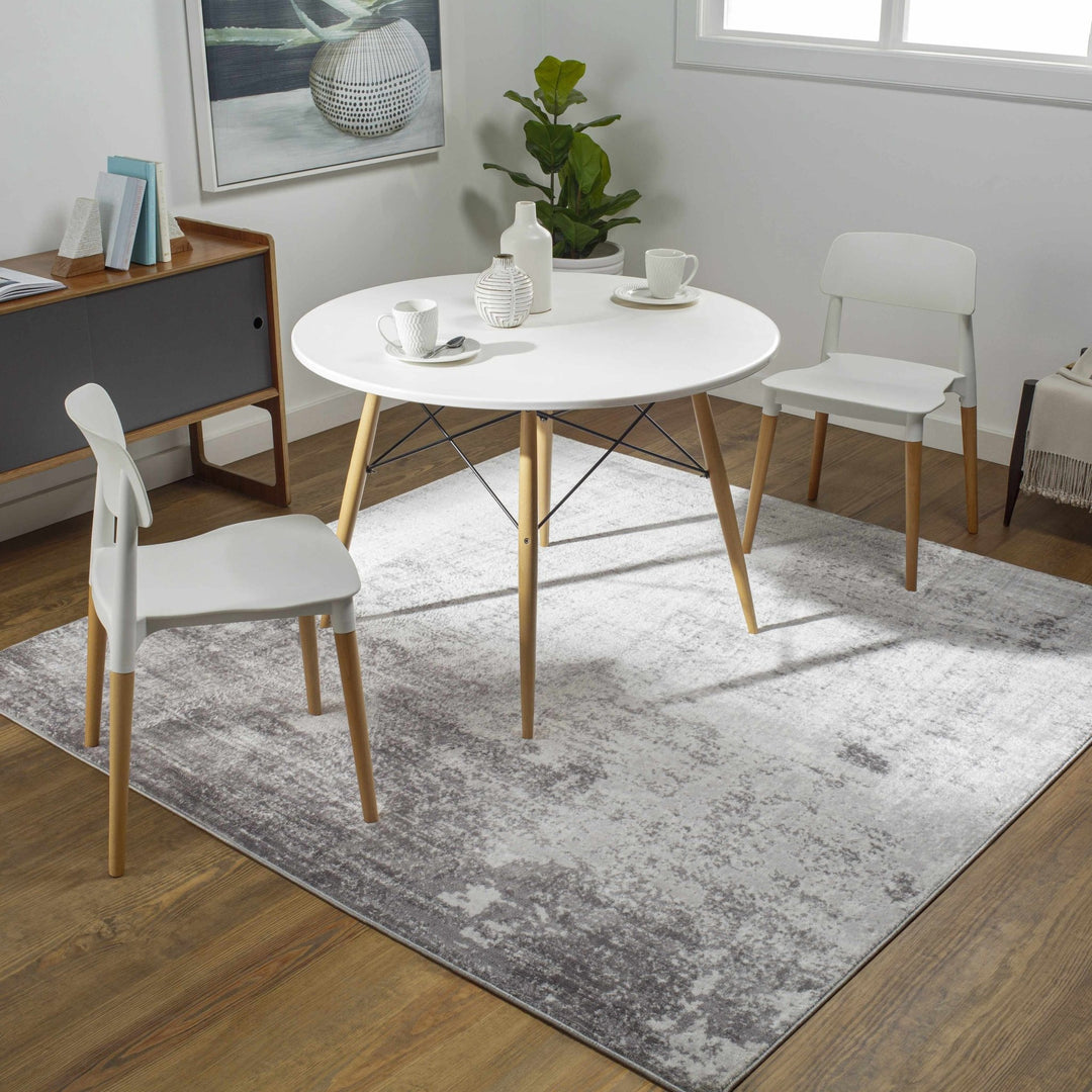 Ortonville Modern Abstract Design Gray Area Rug - The Rug Decor