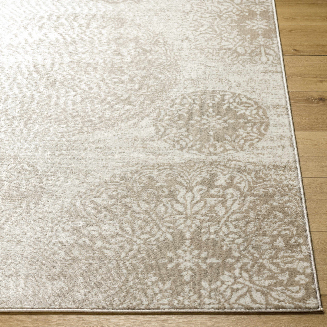 Osman Modern Style Ivory And Brown Area Rug