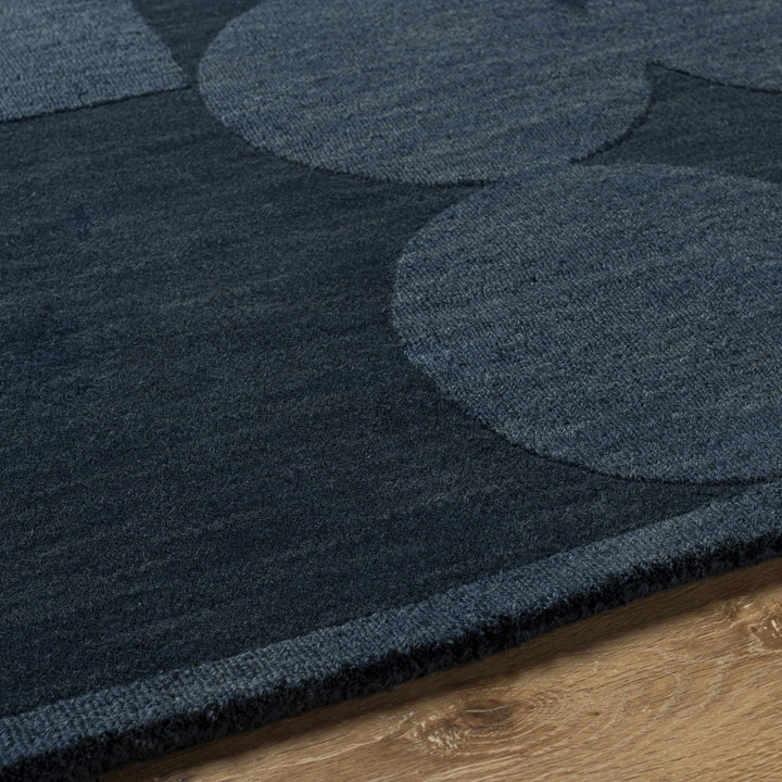 Oshae Contemporary Geometrical Charcoal And Gray Rug - The Rug Decor