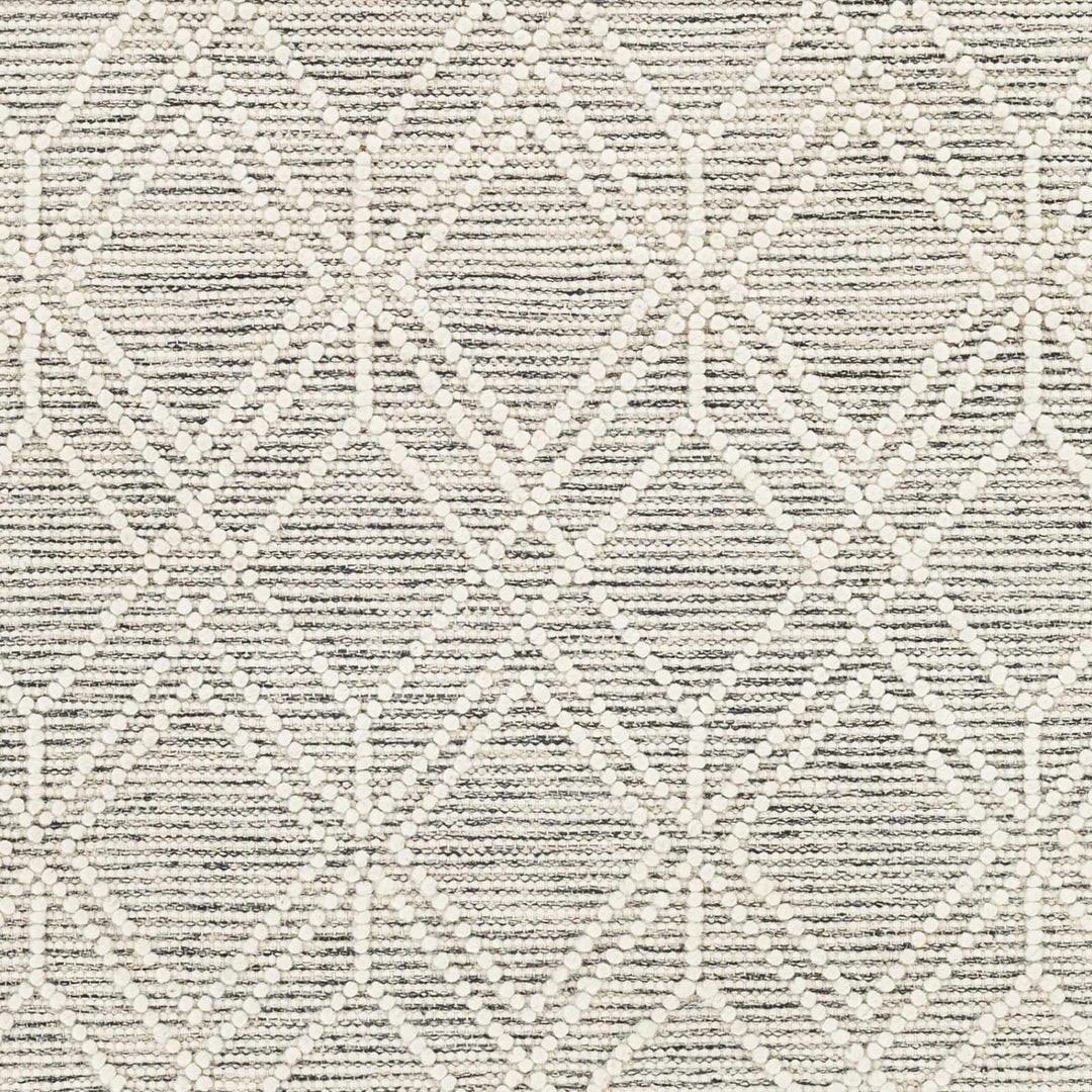 Ossun Bohemian Gray And Ivory Wool Rug - The Rug Decor