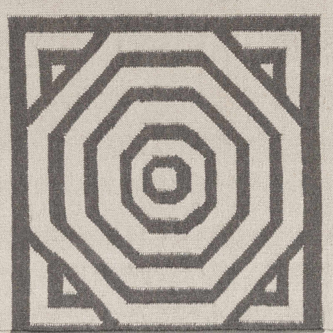 Otway Modern Geometrical Beige And Gray Hand Woven Area Rug - The Rug Decor
