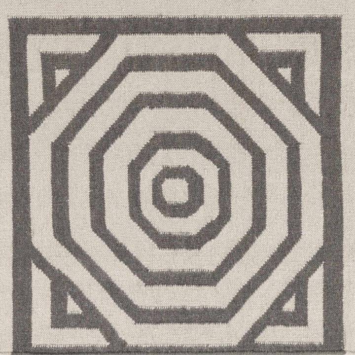 Otway Modern Geometrical Beige And Gray Hand Woven Area Rug - The Rug Decor
