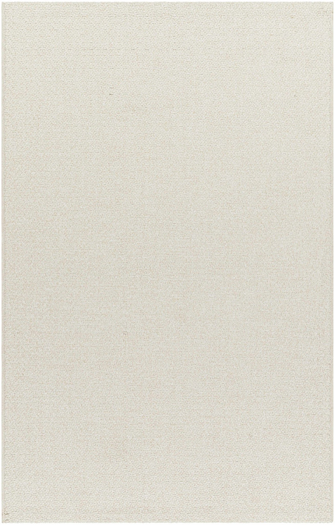 Ozzie Modern Solid Ivory Machine Woven Rug - The Rug Decor