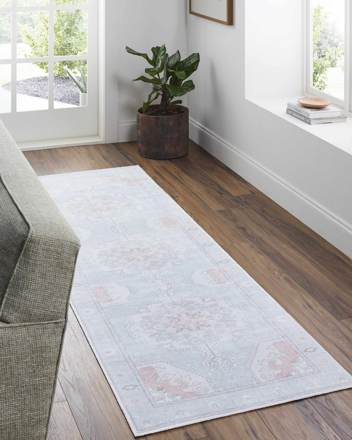 Pacay Traditional Style Gray And Rust Area Rug - The Rug Decor