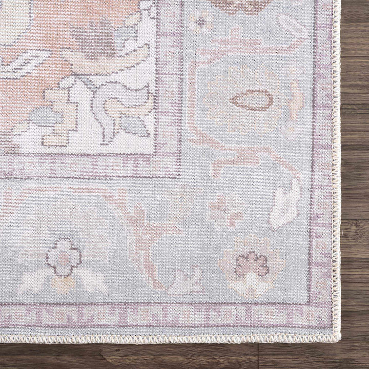 Pacay Traditional Style Gray And Rust Area Rug - The Rug Decor