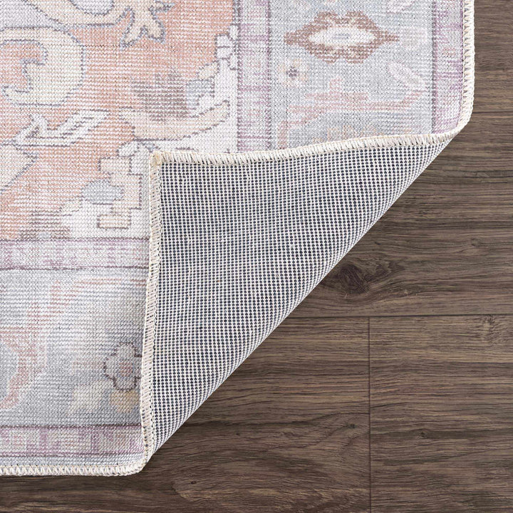 Pacay Traditional Style Gray And Rust Area Rug - The Rug Decor