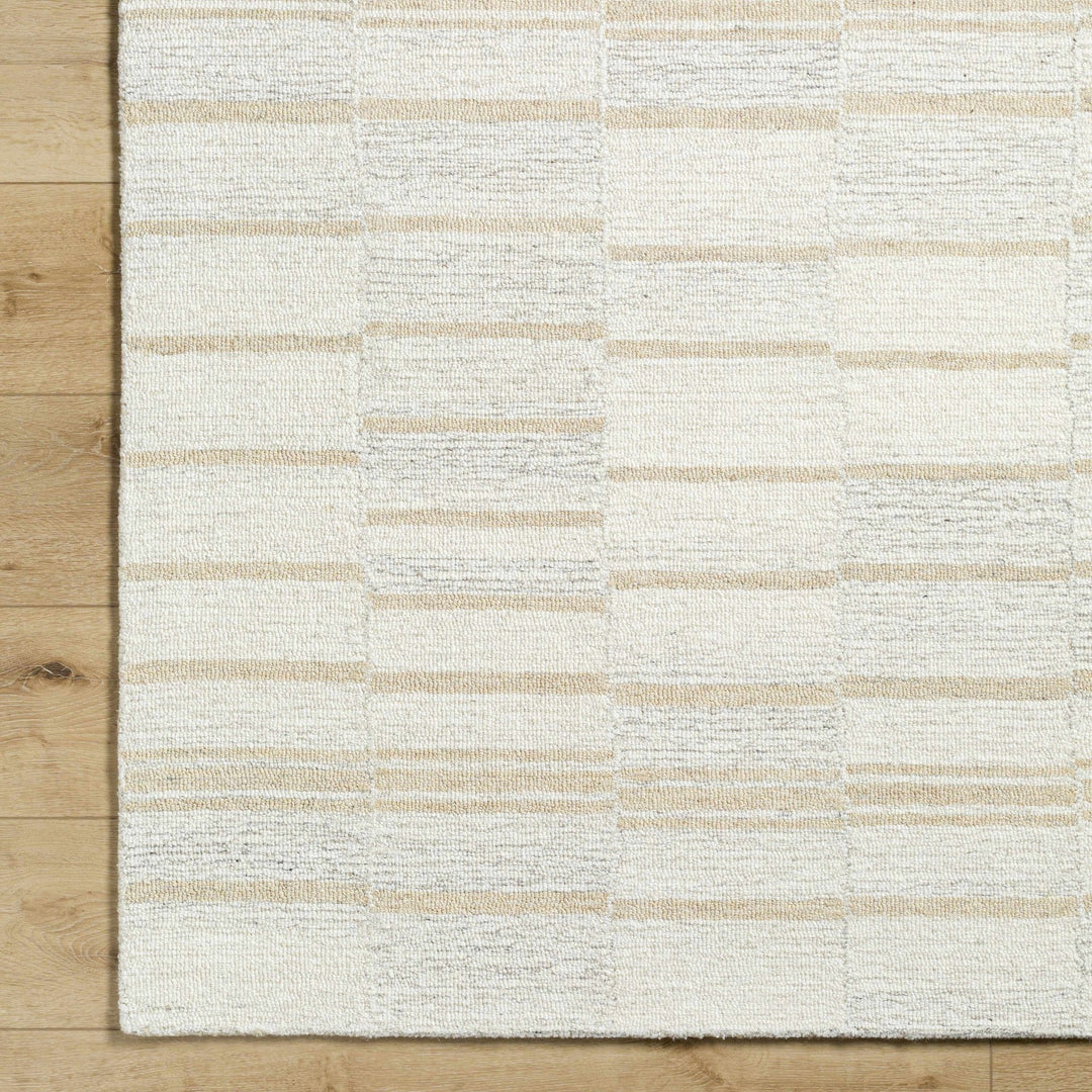 Paiva Modern Style Beige Hand Tufted Wool Area Rug - The Rug Decor