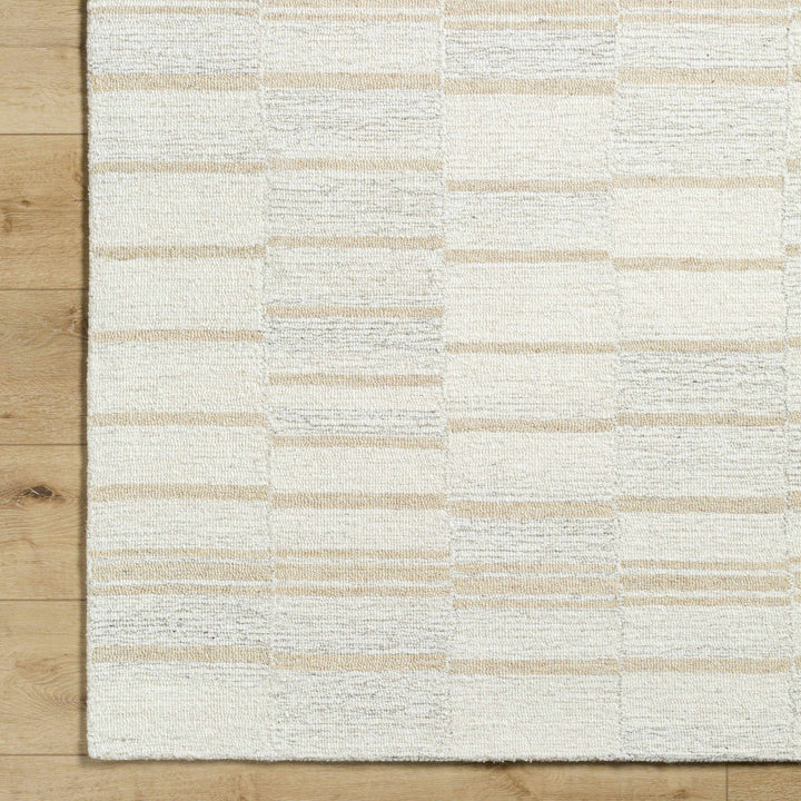 Paiva Modern Style Beige Hand Tufted Wool Area Rug - The Rug Decor
