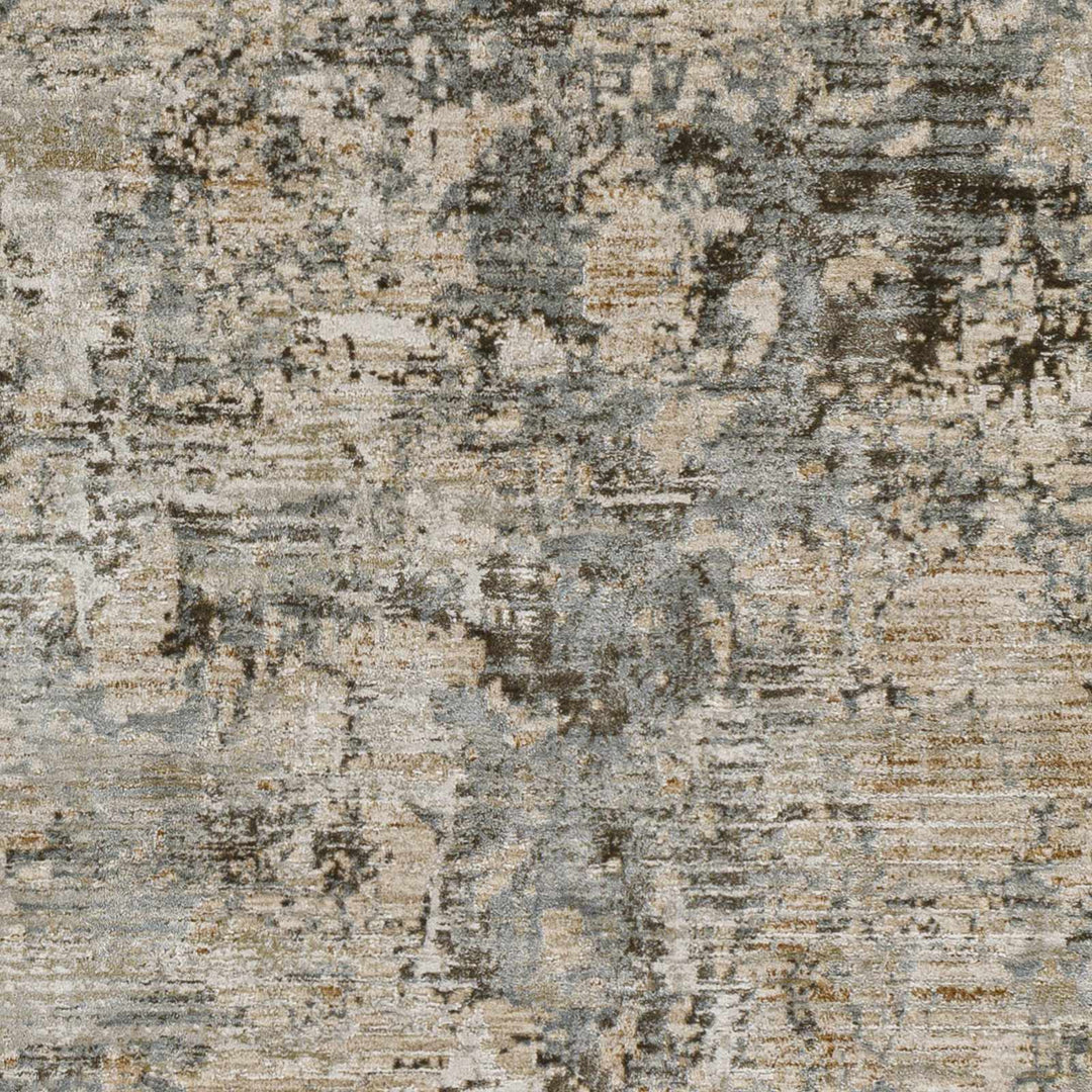 Palanit Modern Abstract Design Gray And Beige Area Rug - The Rug Decor