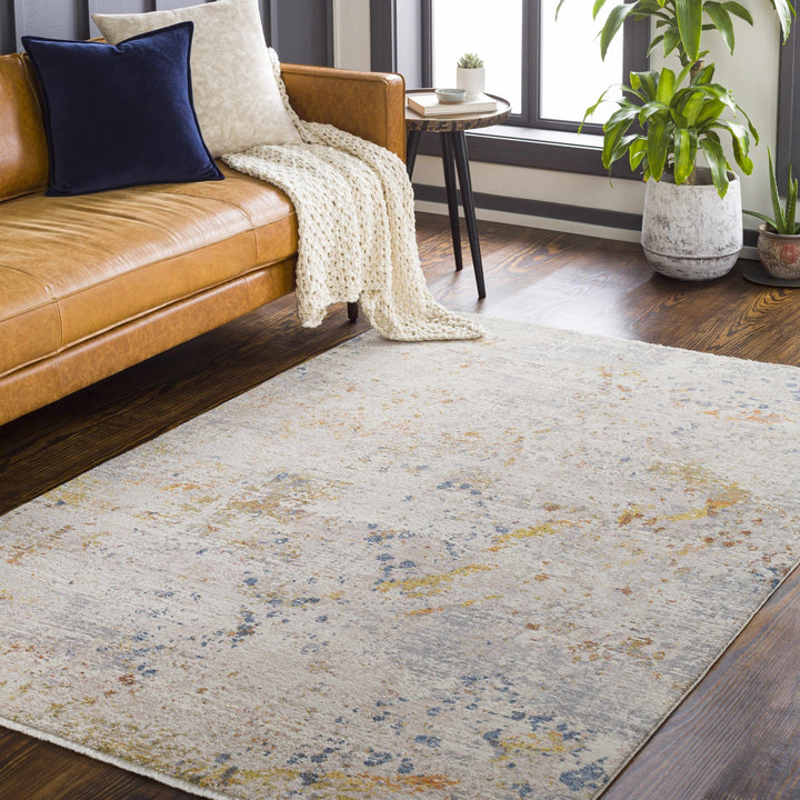 Palhi Beige Modern Abstract Design Area Rug - The Rug Decor