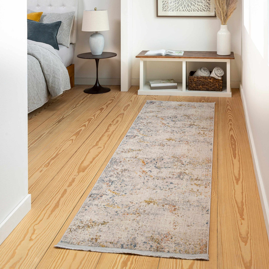 Palhi Beige Modern Abstract Design Area Rug - The Rug Decor