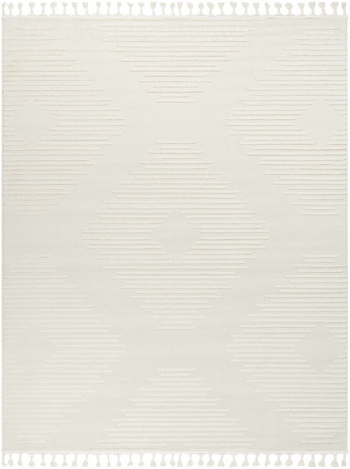 Palimbang Modern Geometric Design Ivory Area Rug - The Rug Decor